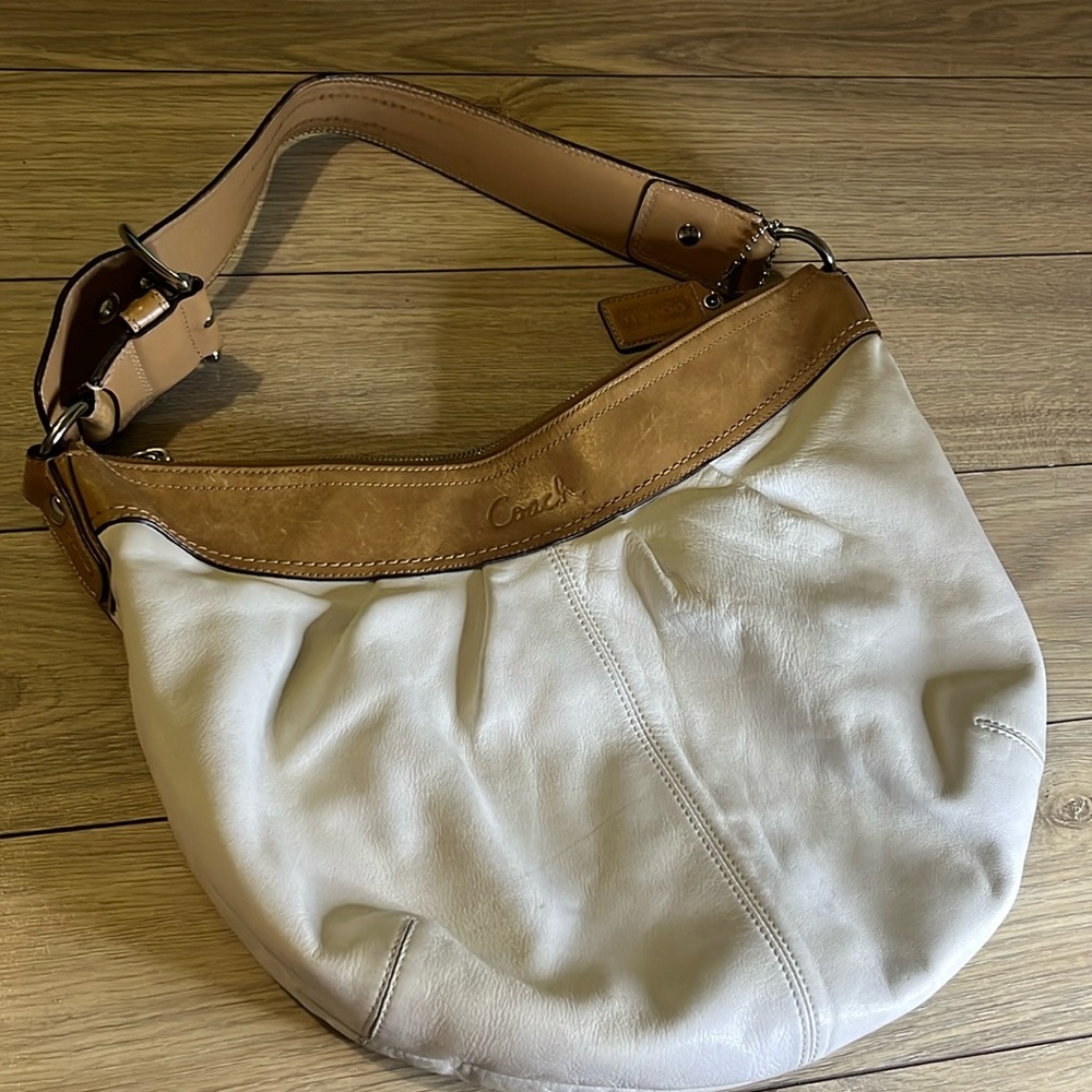 🤑Coach leather tote bag